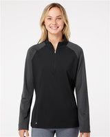 Women's Stripe Block Quarter-Zip Pullover