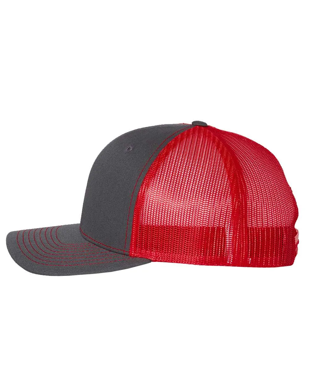 112SnapbackTruckerCap-BestSeller-charcoal_red_2