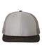 112SnapbackTruckerCap-BestSeller-grey_charcoal_black_1