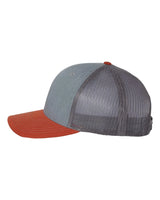 112SnapbackTruckerCap-BestSeller-heathergrey_charcoal_darkorange_2