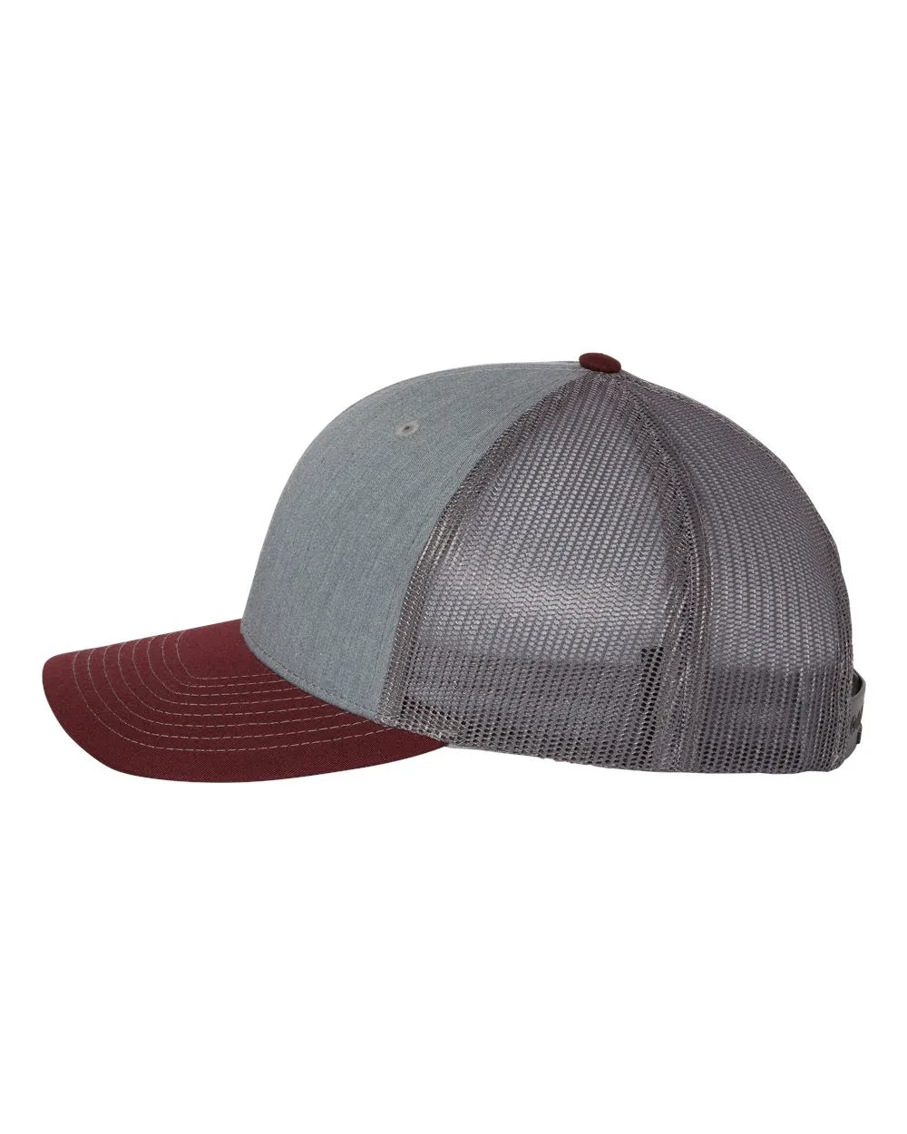 112SnapbackTruckerCap-BestSeller-heathergrey_charcoal_maroon_2