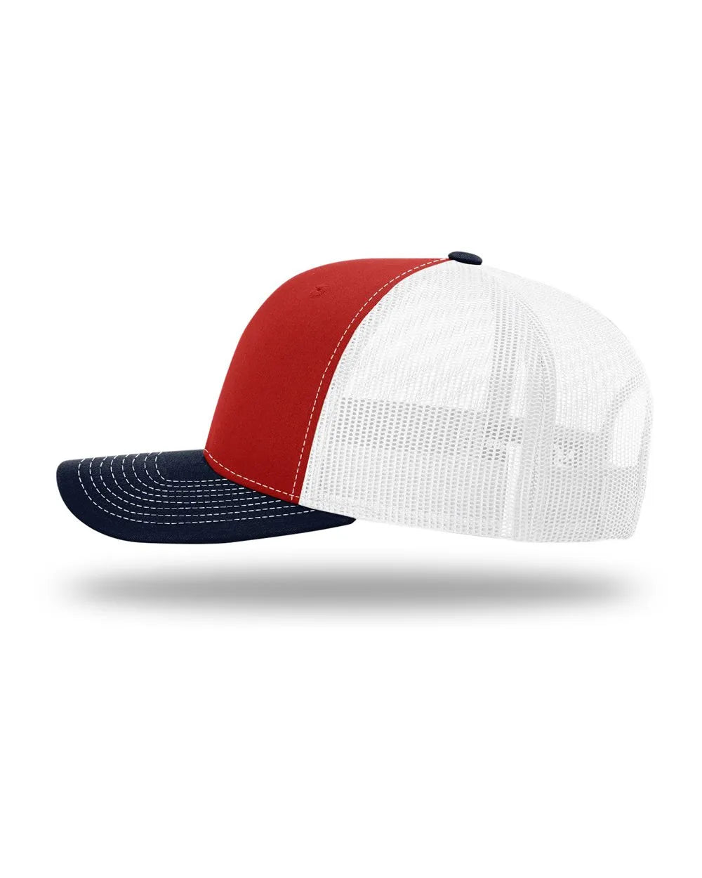 112SnapbackTruckerCap-BestSeller-red_white_navy