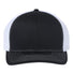 112+ R-Flex Adjustable Trucker Cap Black/ White