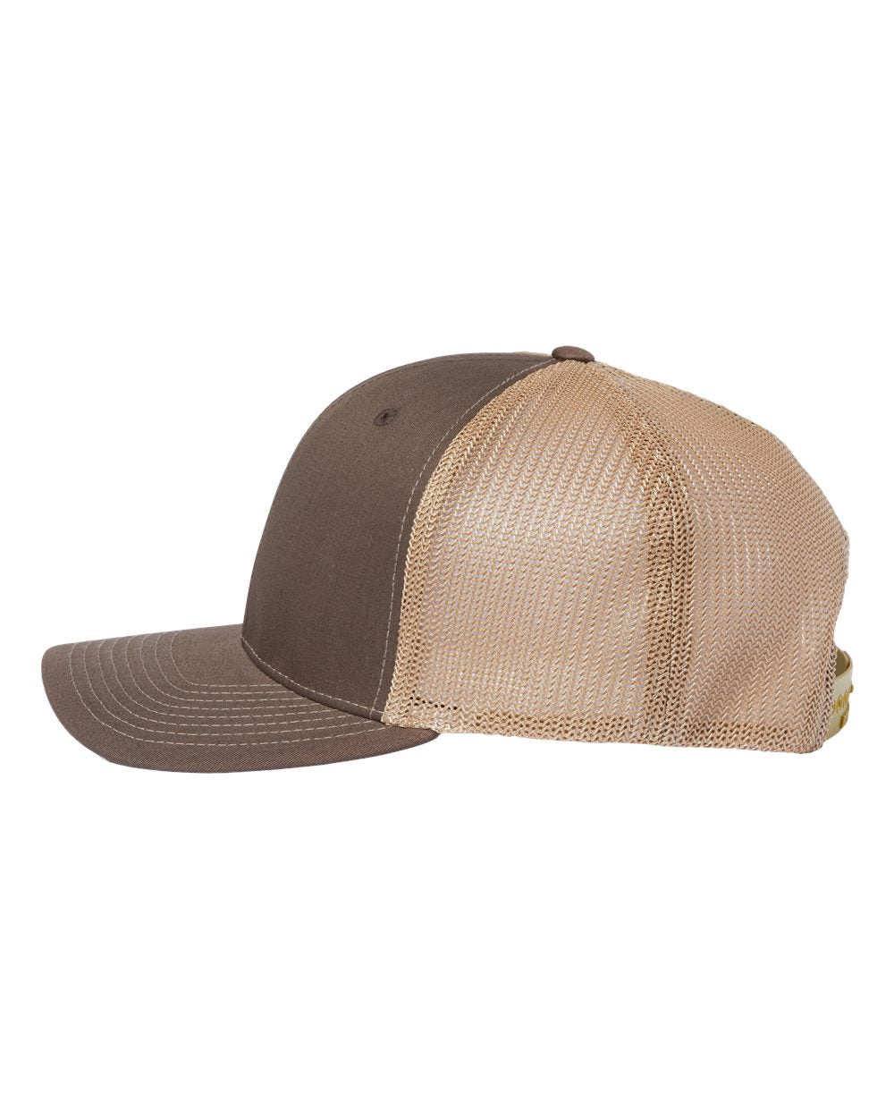 112+ R-Flex Adjustable Trucker Cap Brown/ Khaki_1