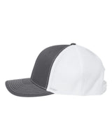 112+ R-Flex Adjustable Trucker Cap Charcoal/ White_1