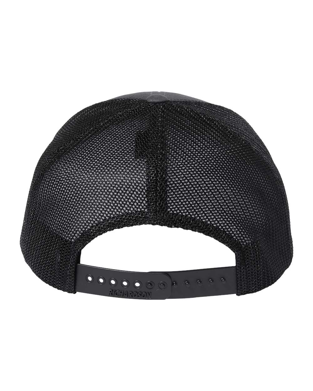 112+ R-Flex Adjustable Trucker Cap Heather Grey/ Black_2