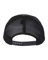112+ R-Flex Adjustable Trucker Cap Heather Grey/ Black_2