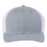 112+ R-Flex Adjustable Trucker Cap Heather Grey/ White