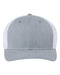 112+ R-Flex Adjustable Trucker Cap Heather Grey/ White