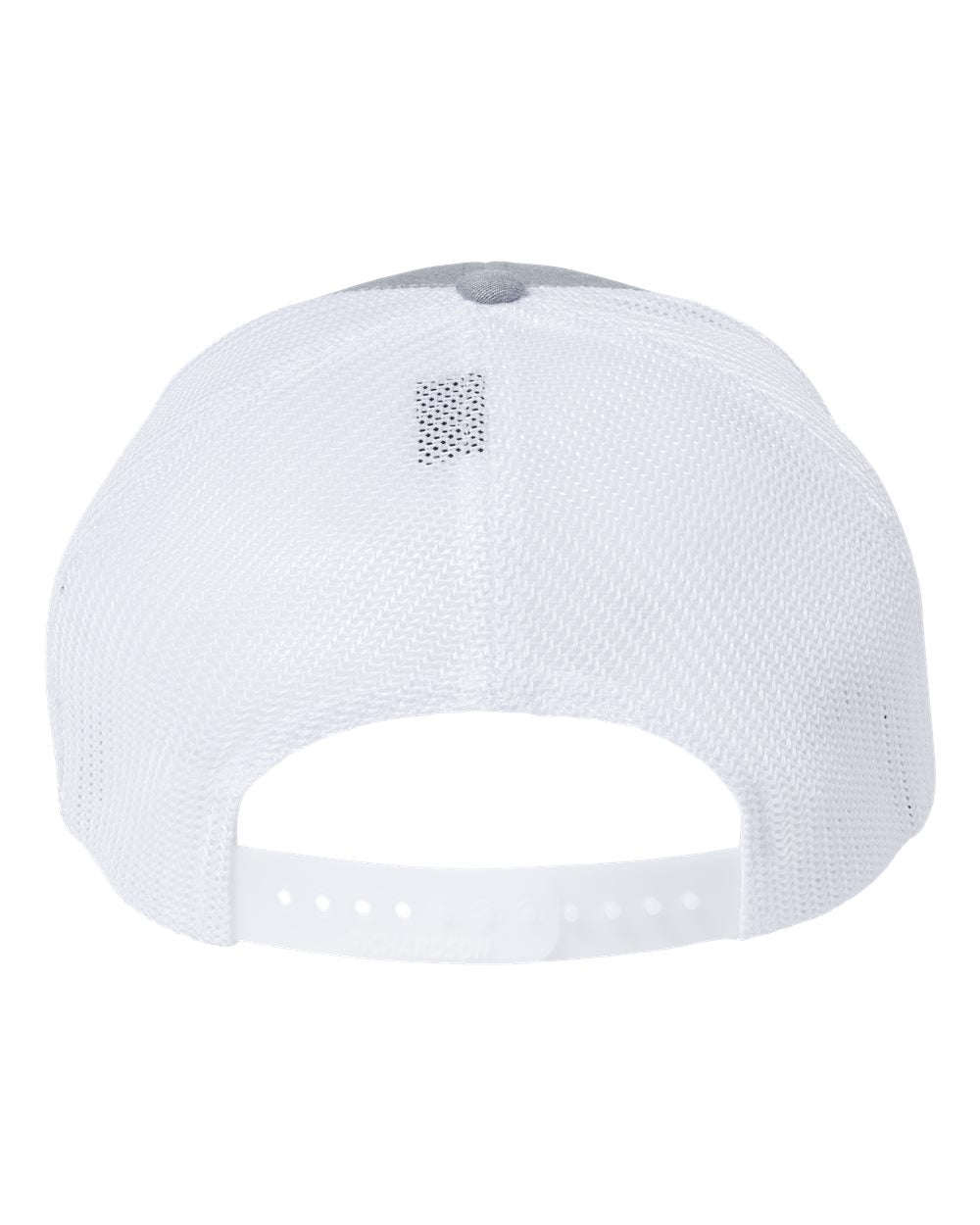 112+ R-Flex Adjustable Trucker Cap Heather Grey/ White_2