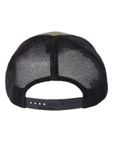 112+ R-Flex Adjustable Trucker Cap Loden Green/ Black_2