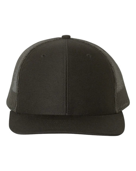 112 Snapback Trucker Cap - Best Seller Black