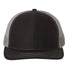 112 Snapback Trucker Cap - Best Seller Black/ Charcoal