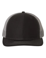 112 Snapback Trucker Cap - Best Seller Black/ Charcoal