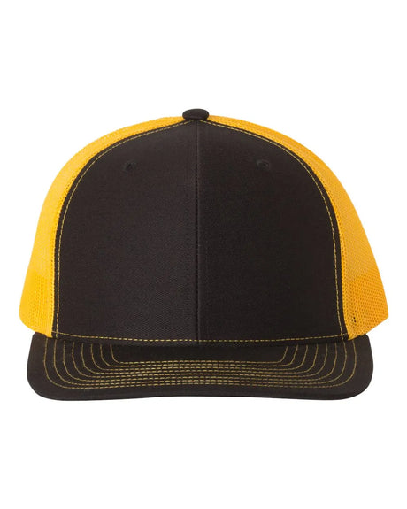 112 Snapback Trucker Cap - Best Seller Black/ Gold