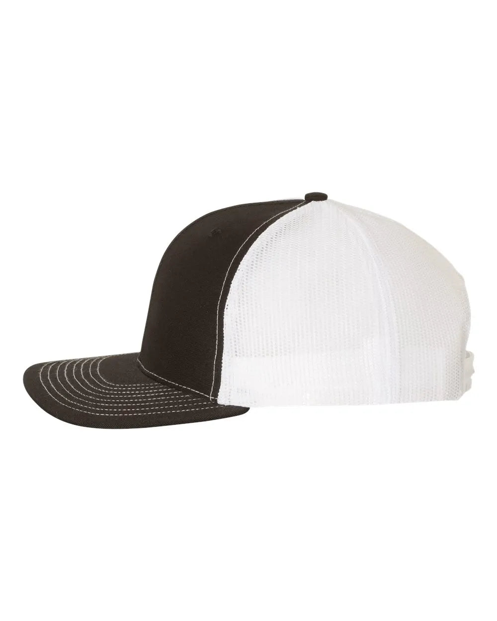 112 Snapback Trucker Cap - Best Seller Black/ White_1