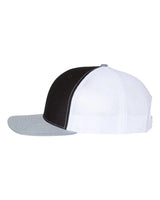 112 Snapback Trucker Cap - Best Seller Black/ White/ Heather Grey_1