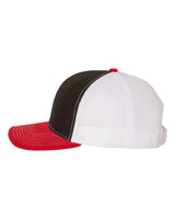 112 Snapback Trucker Cap - Best Seller Black/ White/ Red_1