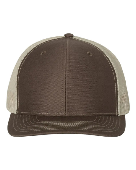 112 Snapback Trucker Cap - Best Seller Brown/ Khaki