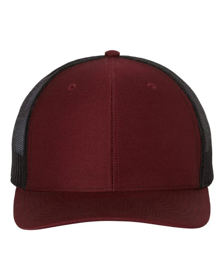 112 Snapback Trucker Cap - Best Seller Cardinal/ Black