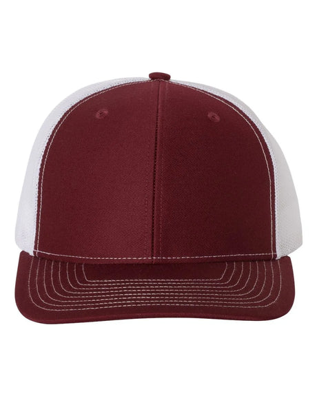 112 Snapback Trucker Cap - Best Seller Cardinal/ White