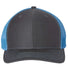 112 Snapback Trucker Cap - Best Seller Charcoal/ Columbia Blue