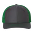 112 Snapback Trucker Cap - Best Seller Charcoal/ Kelly