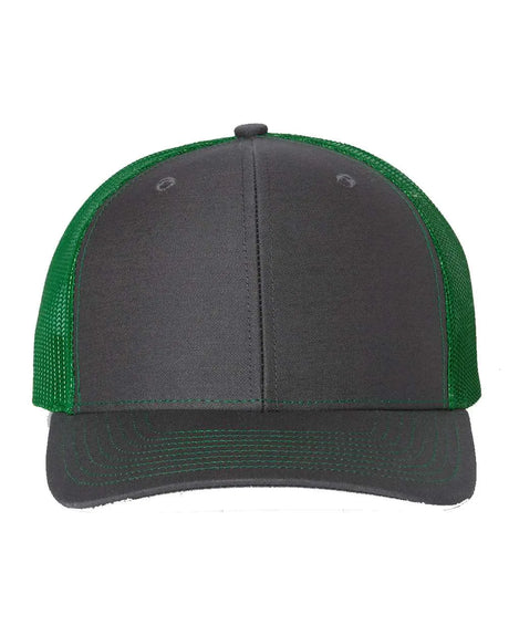 112 Snapback Trucker Cap - Best Seller Charcoal/ Kelly