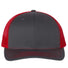 112 Snapback Trucker Cap - Best Seller Charcoal/ Red