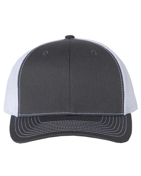 112 Snapback Trucker Cap - Best Seller Charcoal/ White