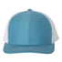112 Snapback Trucker Cap - Best Seller Columbia Blue/ White