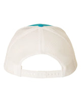 112 Snapback Trucker Cap - Best Seller Cyan/ White_2