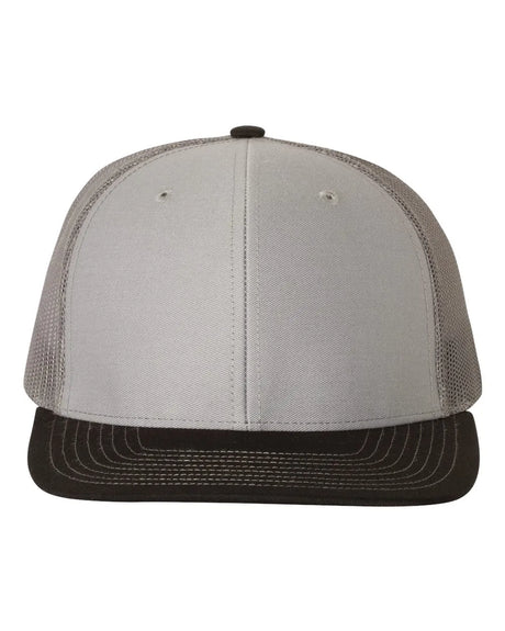 112 Snapback Trucker Cap - Best Seller Grey/ Charcoal/ Black