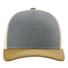 112 Snapback Trucker Cap - Best Seller Heather Grey/ Birch/ Amber Gold