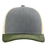 112 Snapback Trucker Cap - Best Seller Heather Grey/ Birch/ Army Olive