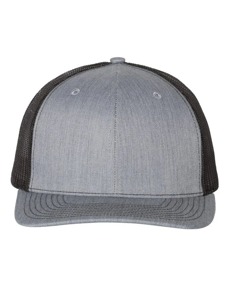 112 Snapback Trucker Cap - Best Seller Heather Grey/ Black