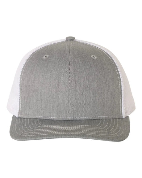 112 Snapback Trucker Cap - Best Seller Heather Grey/ White