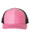 112 Snapback Trucker Cap - Best Seller Hot Pink/ Black