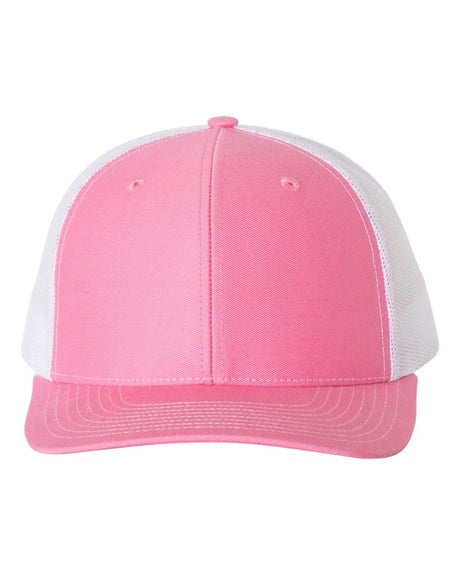 112 Snapback Trucker Cap - Best Seller Hot Pink/ White