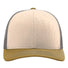 112 Snapback Trucker Cap - Best Seller Mink Beige/ Charcoal/ Amber Gold