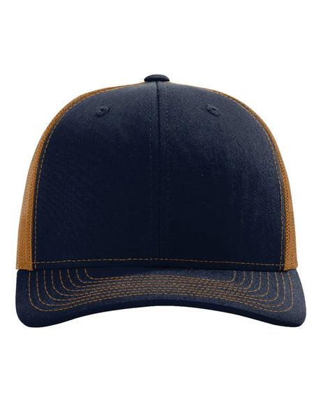 112 Snapback Trucker Cap - Best Seller Navy/ Carmel