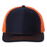 112 Snapback Trucker Cap - Best Seller Navy/ Orange