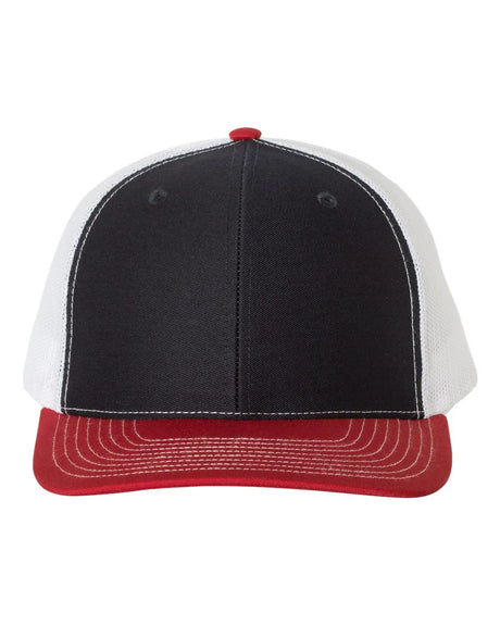 112 Snapback Trucker Cap - Best Seller Navy/ White/ Red