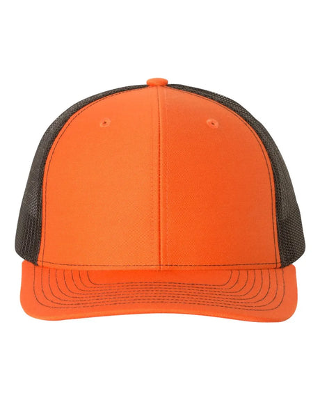 112 Snapback Trucker Cap - Best Seller Orange/ Black