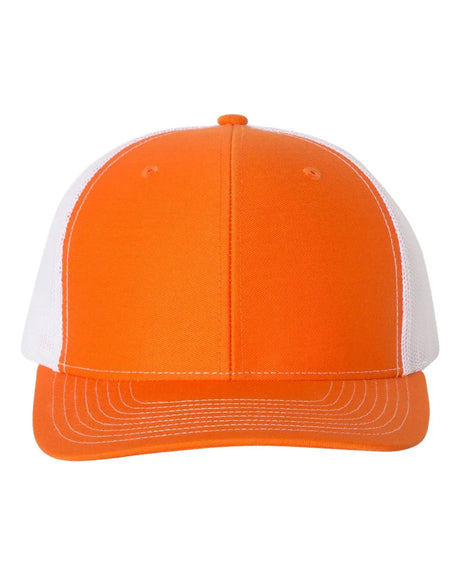 112 Snapback Trucker Cap - Best Seller Orange/ White