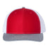 112 Snapback Trucker Cap - Best Seller Red/ White/ Heather Grey