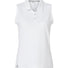 Women's Ottoman Sleeveless Polo white