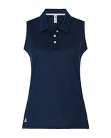 Women's Ottoman Sleeveless Polo collegiate navy