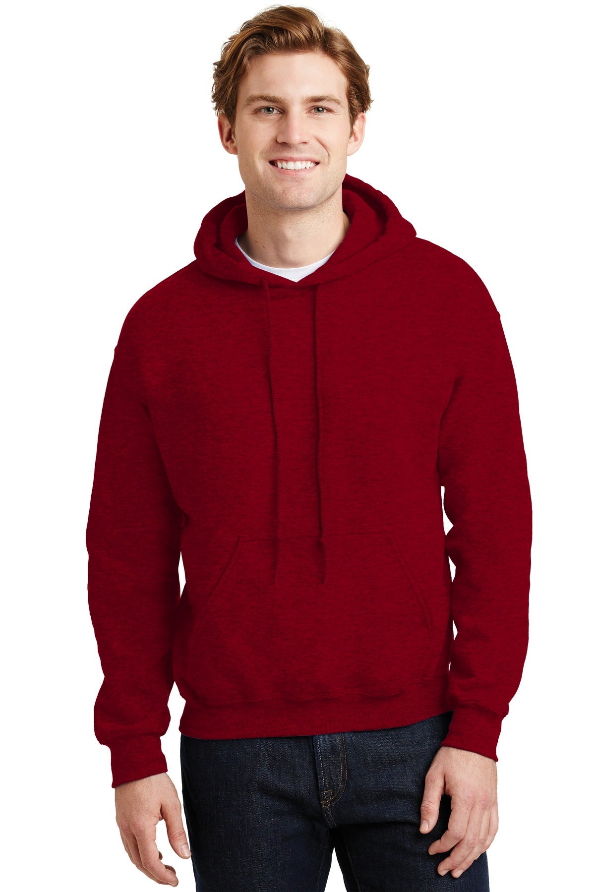 Gildan® - Heavy Blend™ Hooded Sweatshirt.  18500 - antique cherry red