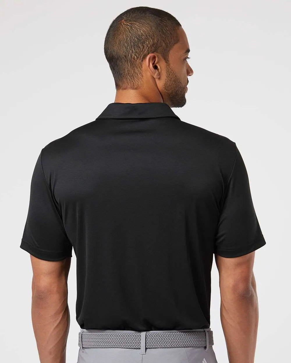 3-Stripes Chest Polo black/ white_2